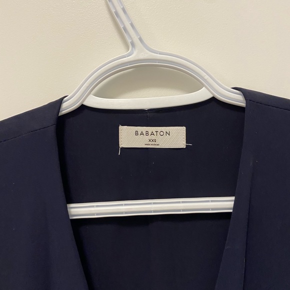 Babaton Wrap Dress - XXS Navy Blue - Picture 7 of 7